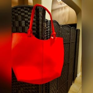 Red Neiman Marcus Bag